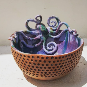 Bowl grande de cerâmica