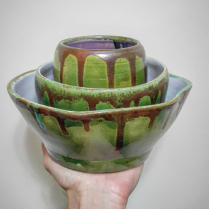 Conjunto de bowls de cerâmica